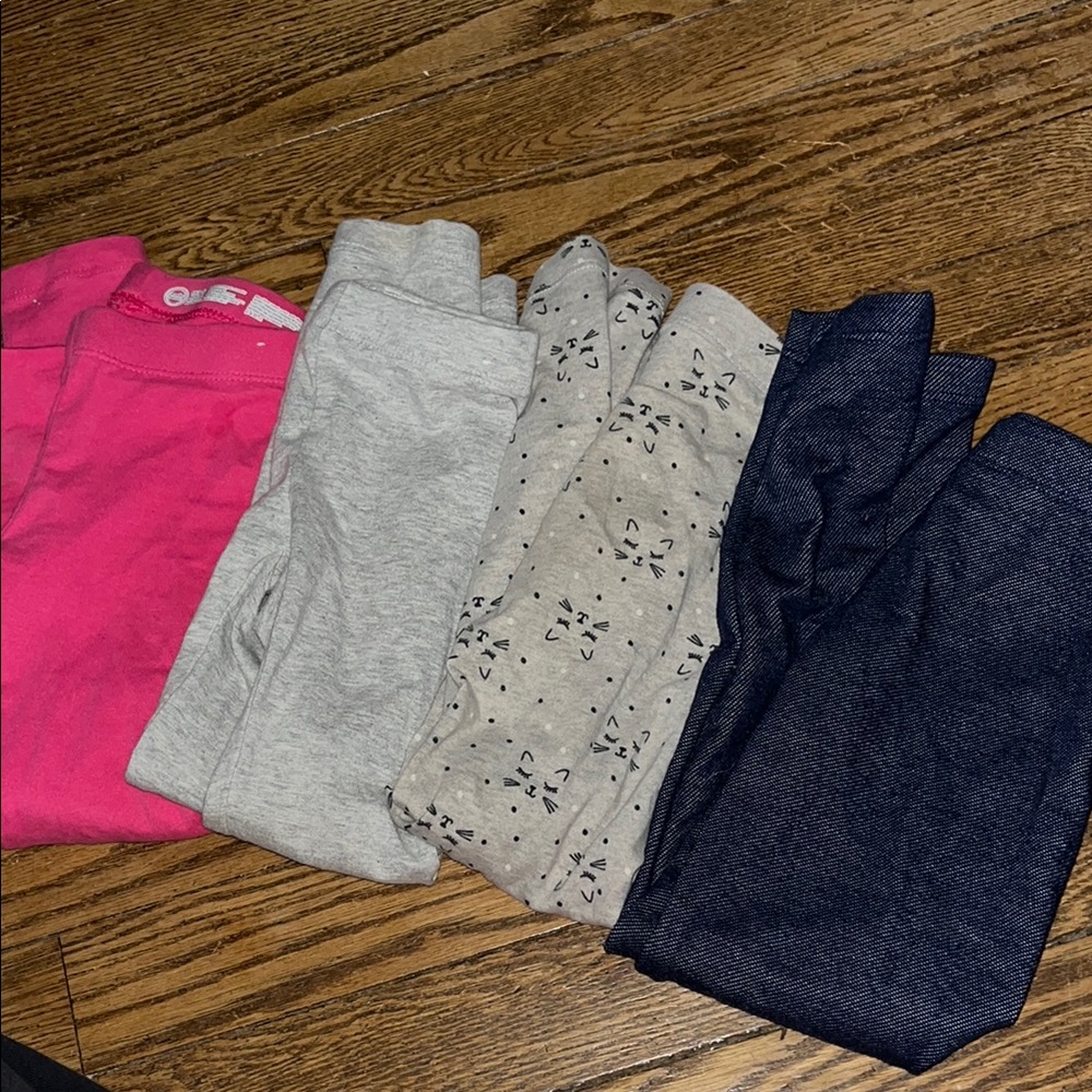 Kids' Assorted Color Leggings Set